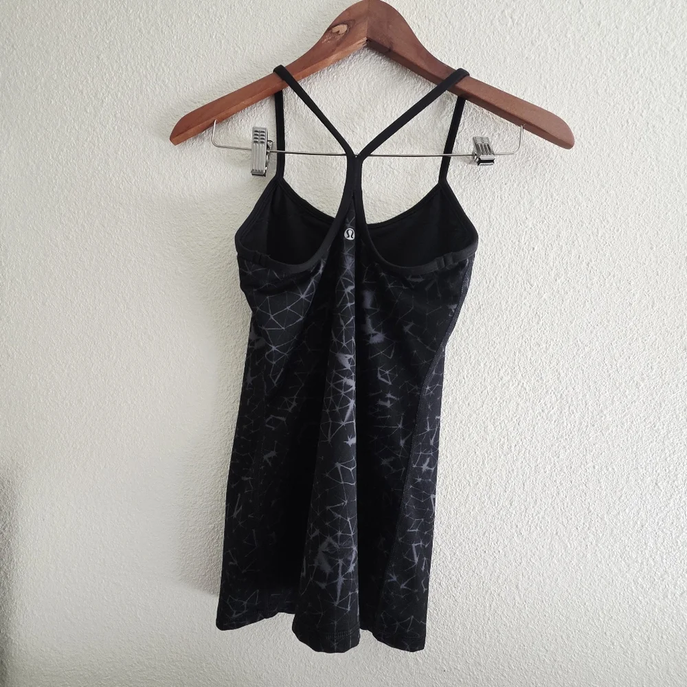 Lululemon Power Y Tank Luon Star Crushed Black 4 - Picture 2 of 9
